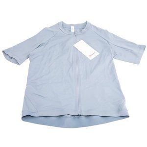 NWT Lululemon Women’s City To Summit Cycling Jersey Size XL Blue